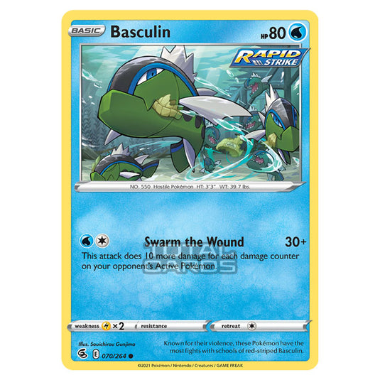 Pokemon - Sword & Shield - Fusion Strike - Basculin - 070/264