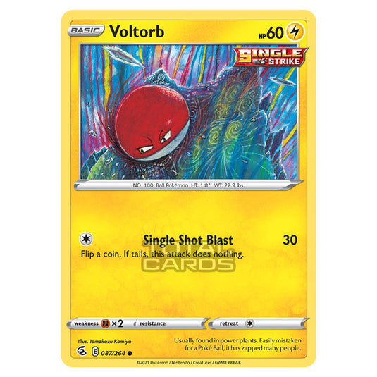 Pokemon - Sword & Shield - Fusion Strike - Voltorb - 087/264