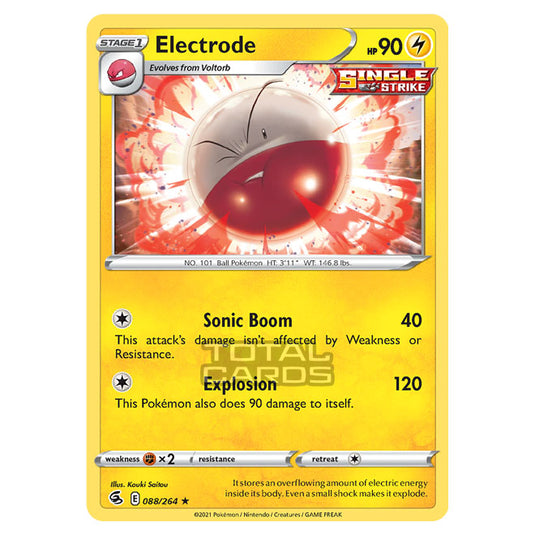 pokemon cards electrode Pokemon - Sword & Shield - Fusion Strike - Electrode