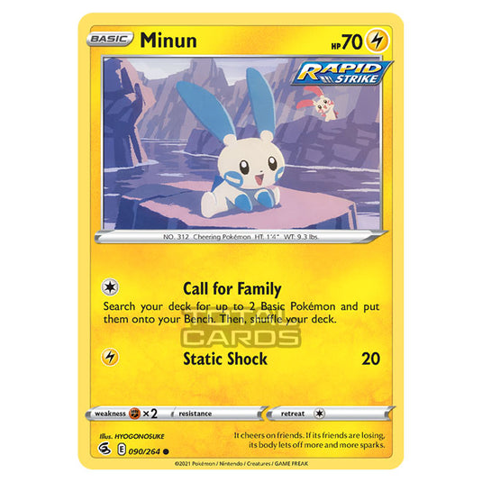 Pokemon - Sword & Shield - Fusion Strike - Minun - 090/264