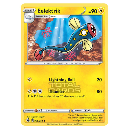 Pokemon - Sword & Shield - Fusion Strike - Eelektrik - 096/264