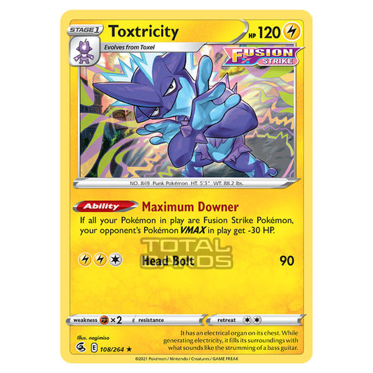 Pokemon - Sword & Shield - Fusion Strike - Toxtricity - 108/264