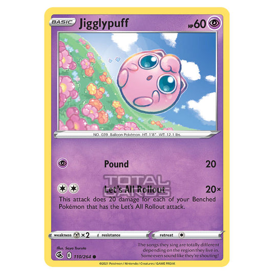 Pokemon - Sword & Shield - Fusion Strike - Jigglypuff - 110/264