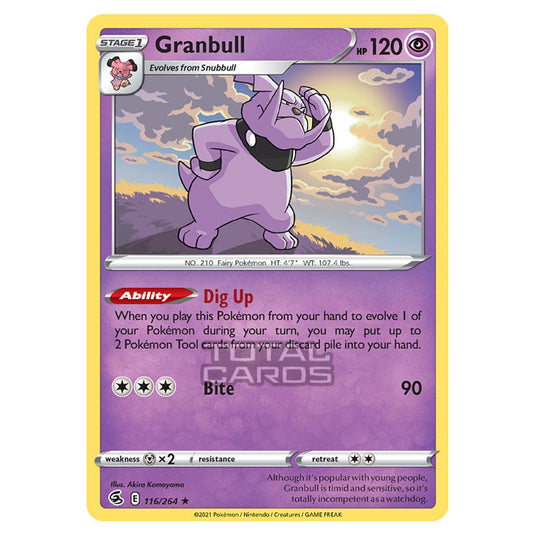 Pokemon - Sword & Shield - Fusion Strike - Granbull - 116/264