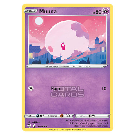 Pokemon - Sword & Shield - Fusion Strike - Munna - 121/264