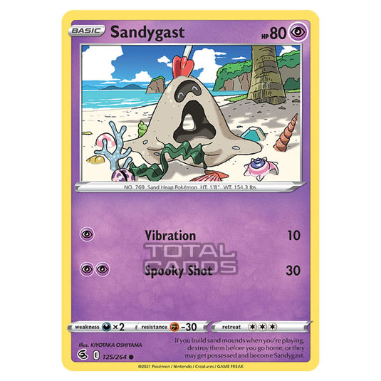 Pokemon - Sword & Shield - Fusion Strike - Sandygast - 125/264