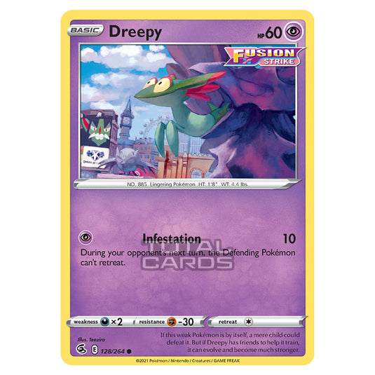 Pokemon - Sword & Shield - Fusion Strike - Dreepy - 128/264