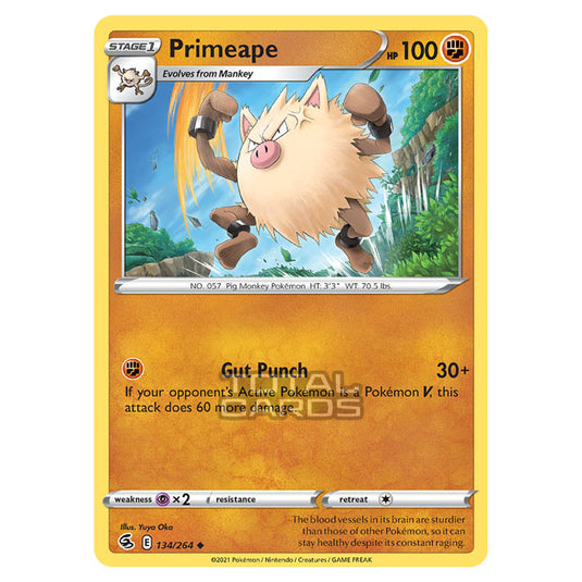 Pokemon - Sword & Shield - Fusion Strike - Primeape - 134/264