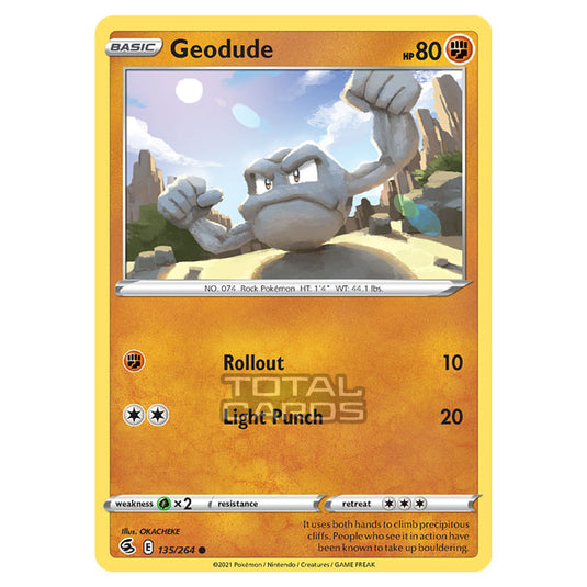 Pokemon - Sword & Shield - Fusion Strike - Geodude - 135/264