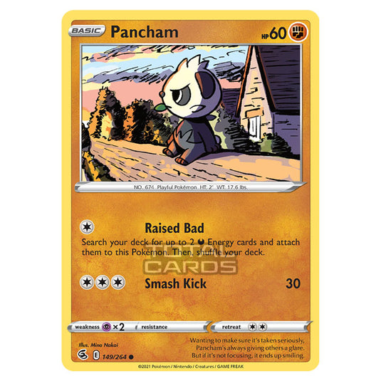 Pokemon - Sword & Shield - Fusion Strike - Pancham - 149/264