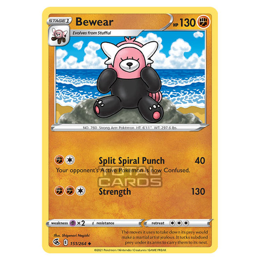 Pokemon - Sword & Shield - Fusion Strike - Bewear - 151/264