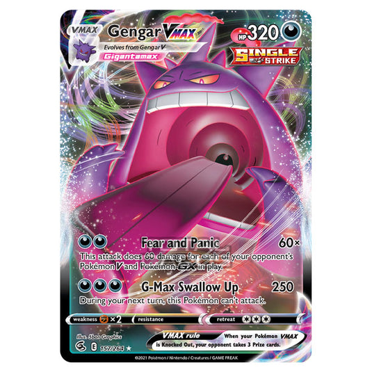 Pokemon - Sword & Shield - Fusion Strike - Gengar VMAX - 157/264