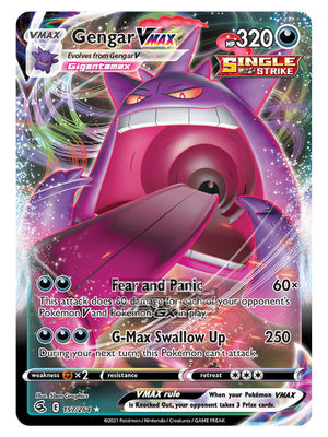 Pokemon - Sword & Shield - Fusion Strike - Gengar VMAX - 157/264