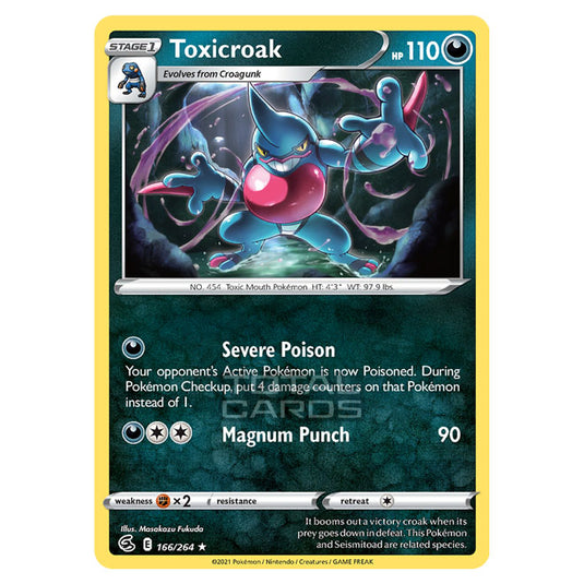 Pokemon - Sword & Shield - Fusion Strike - Toxicroak - 166/264