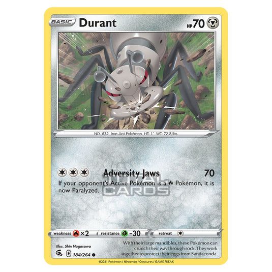 Pokemon - Sword & Shield - Fusion Strike - Durant - 184/264