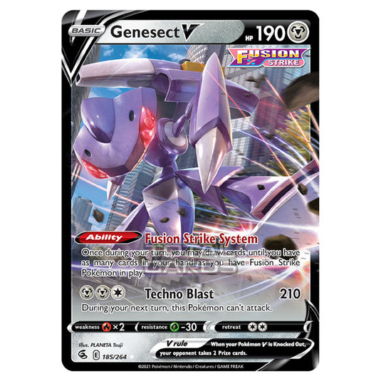 Pokemon - Sword & Shield - Fusion Strike - Genesect V - 185/264