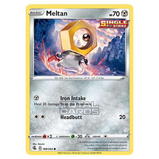 Pokemon - Sword & Shield - Fusion Strike - Meltan - 188/264
