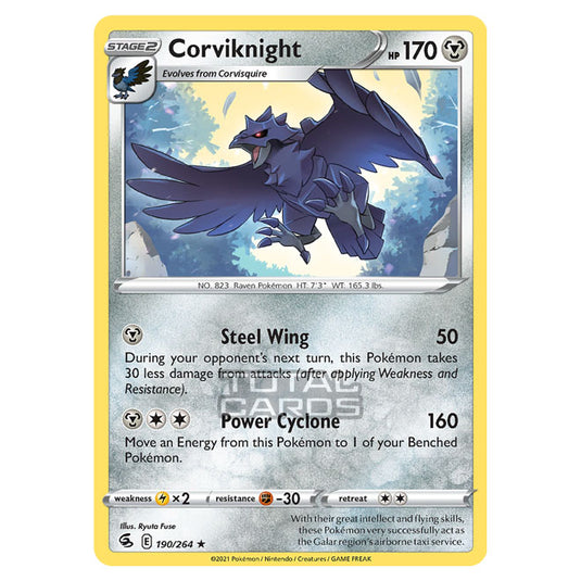 Pokemon - Sword & Shield - Fusion Strike - Corviknight - 190/264