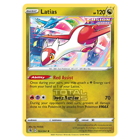 Pokemon - Sword & Shield - Fusion Strike - Latias - 193/264