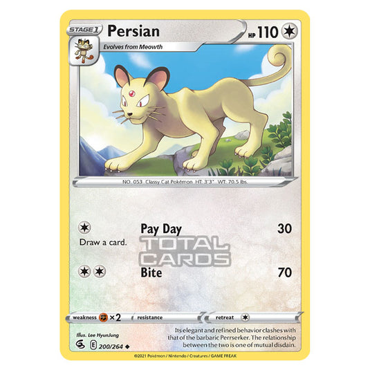 Pokemon - Sword & Shield - Fusion Strike - Persian - 200/264