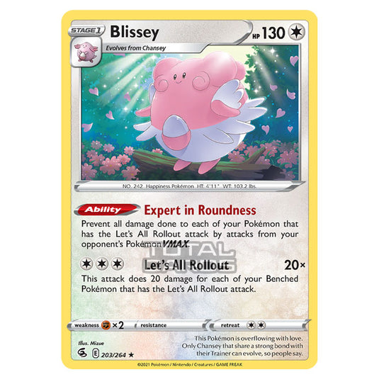 Pokemon - Sword & Shield - Fusion Strike - Blissey - 203/264