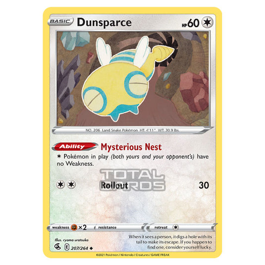 Pokemon - Sword & Shield - Fusion Strike - Dunsparce - 207/264