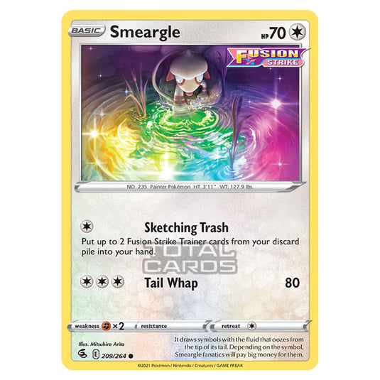 Pokemon - Sword & Shield - Fusion Strike - Smeargle - 209/264