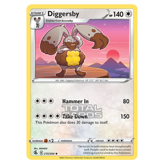 Pokemon - Sword & Shield - Fusion Strike - Diggersby - 215/264