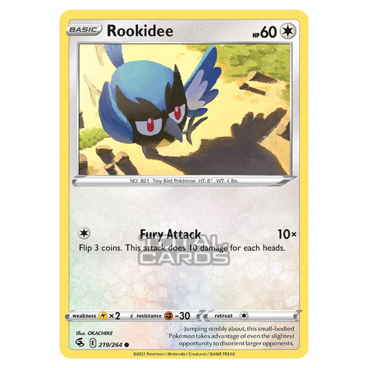 Pokemon - Sword & Shield - Fusion Strike - Rookidee - 219/264