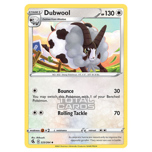 Pokemon - Sword & Shield - Fusion Strike - Dubwool - 223/264