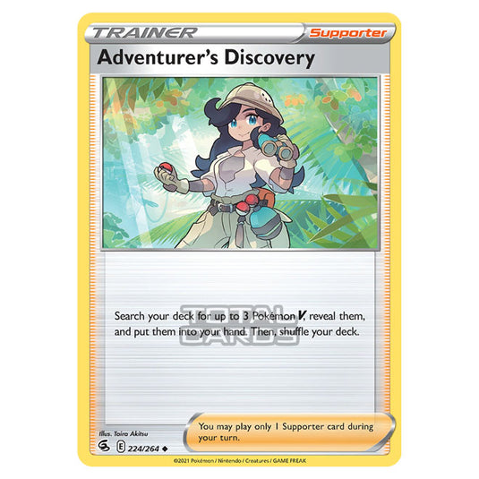 Pokemon - Sword & Shield - Fusion Strike - Adventurer's Discovery - 224/264