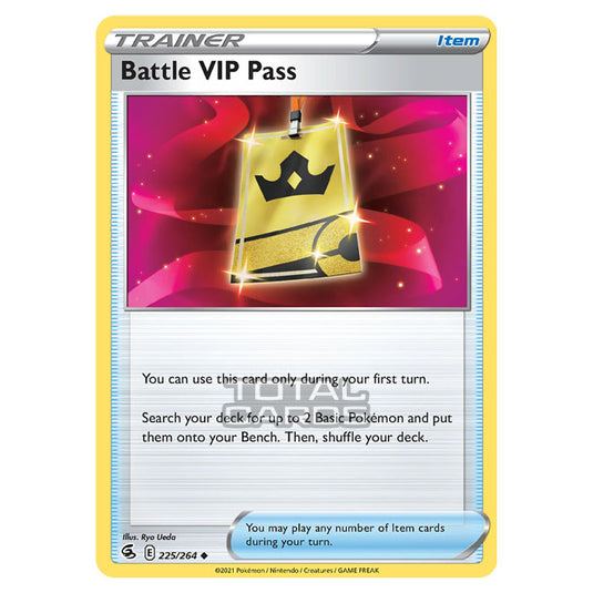 Pokemon - Sword & Shield - Fusion Strike - Battle VIP Pass - 225/264