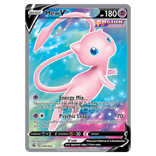 Pokemon - Sword & Shield - Fusion Strike - Mew V - 250/264