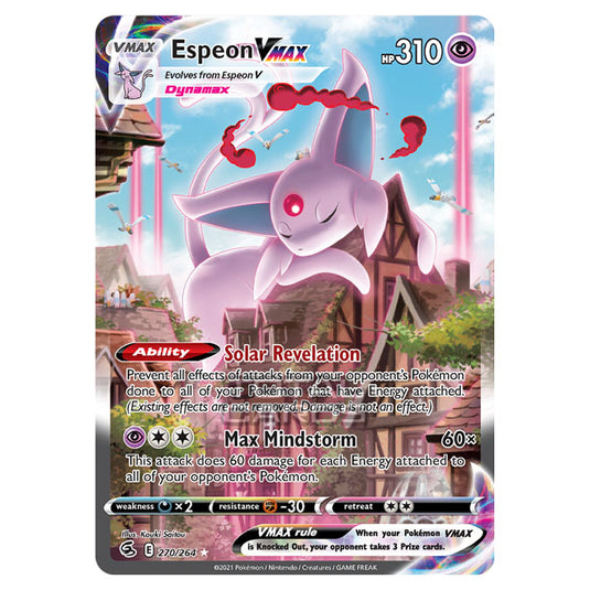 Pokemon - Sword & Shield - Fusion Strike - Espeon VMAX - 270/264
