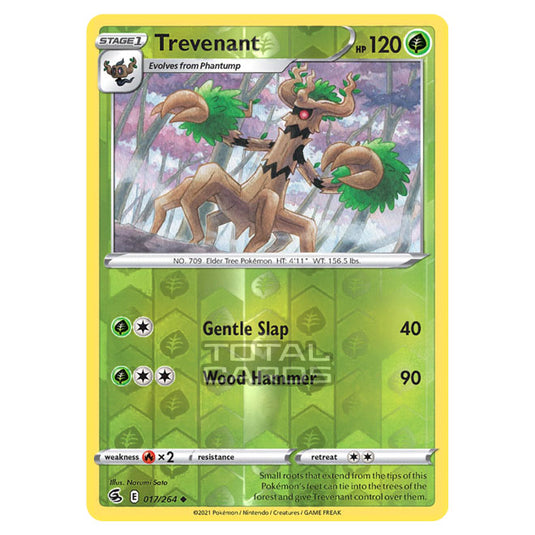 Pokemon - Sword & Shield - Fusion Strike - Trevenant - 017/264 - (Reverse Holo)