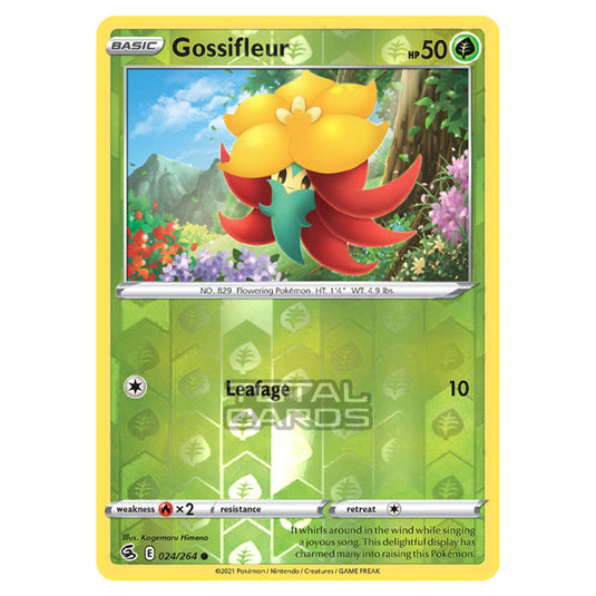 Pokemon - Sword & Shield - Fusion Strike - Gossifleur - 024/264 - (Reverse Holo)