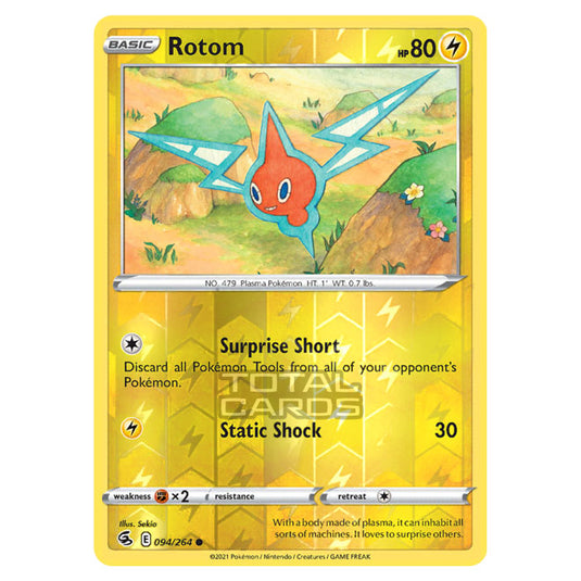 Pokemon - Sword & Shield - Fusion Strike - Rotom - 094/264 - (Reverse Holo)