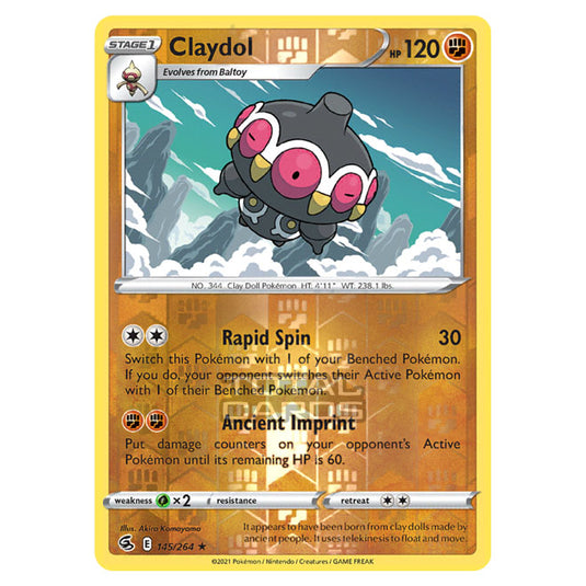 Pokemon - Sword & Shield - Fusion Strike - Claydol - 145/264 - (Reverse Holo)