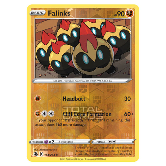 Pokemon - Sword & Shield - Fusion Strike - Falinks - 154/264 - (Reverse Holo)