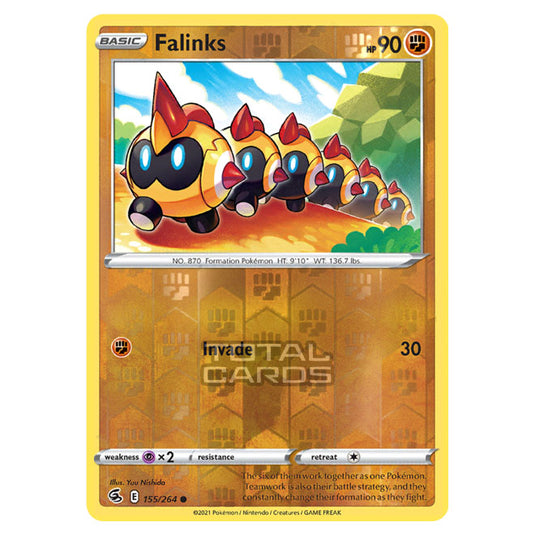 Pokemon - Sword & Shield - Fusion Strike - Falinks - 155/264 - (Reverse Holo)