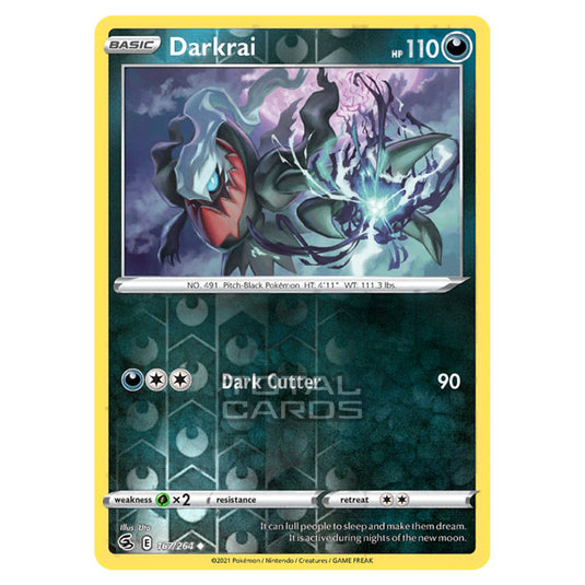 holographic darkrai card Mega ex - 101/084 - ME05: Pitch Black Weakness / Resistance / Retreat Cost Mega Darkrai ex 116/084 Holo