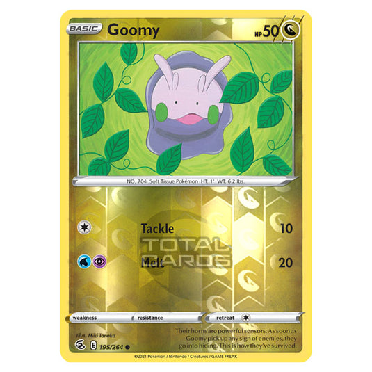 Pokemon - Sword & Shield - Fusion Strike - Goomy - 195/264 - (Reverse Holo)