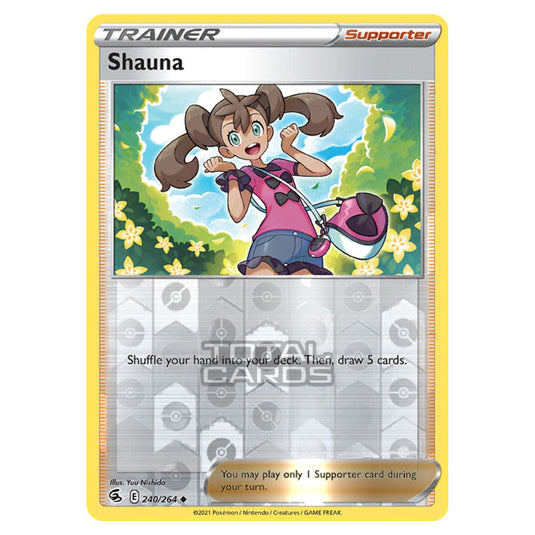 Pokemon - Sword & Shield - Fusion Strike - Shauna - 240/264 - (Reverse Holo)