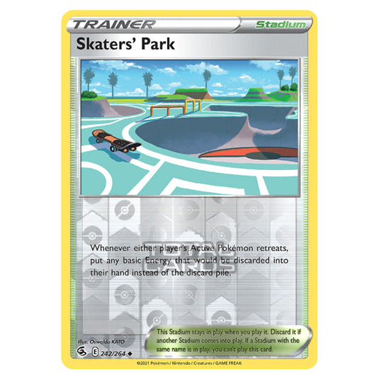 Pokemon - Sword & Shield - Fusion Strike - Skaters' Park - 242/264 - (Reverse Holo)