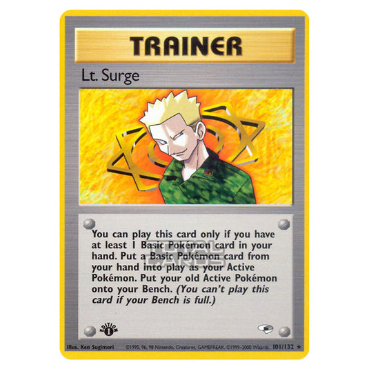 Pokemon - Gym - Gym Heroes - Lt. Surge - 101/132