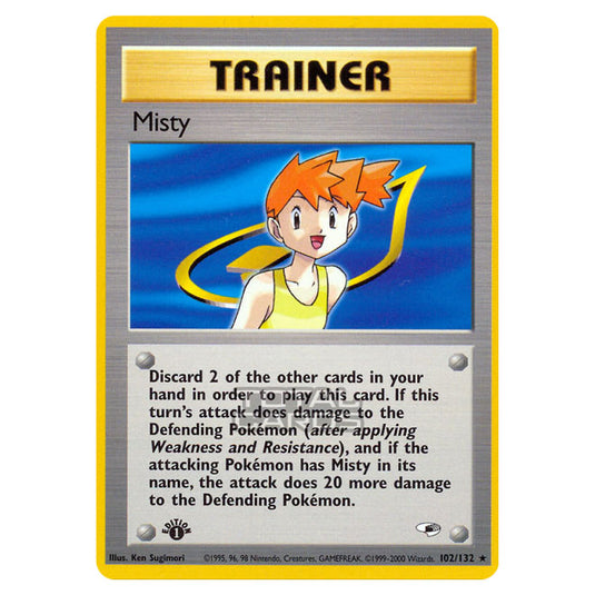 Pokemon - Gym - Gym Heroes - Misty - 102/132