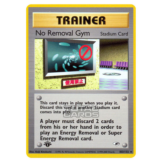 Pokemon - Gym - Gym Heroes - No Removal Gym - 103/132