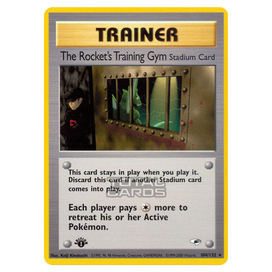 Pokemon - Gym - Gym Heroes - The Rocket's Training Gym - 104/132