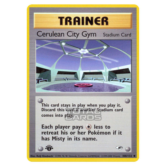 Pokemon - Gym - Gym Heroes - Cerulean City Gym - 108/132