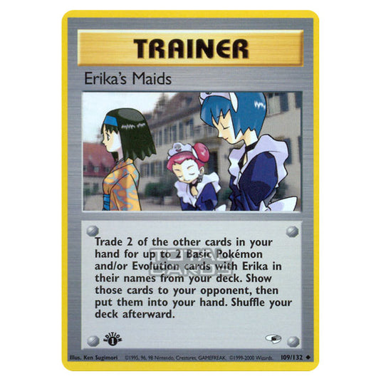 Pokemon - Gym - Gym Heroes - Erika's Maids - 109/132